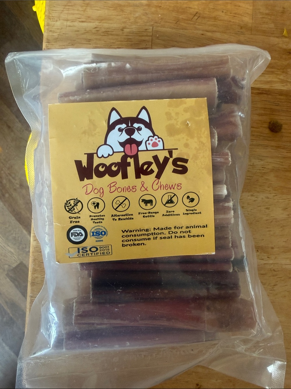 4-5” Woofleys bully sticks-40count